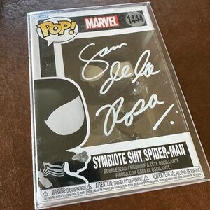 Funko Pop! Symbiote Suit Spider-Man AUTOGRAPHED